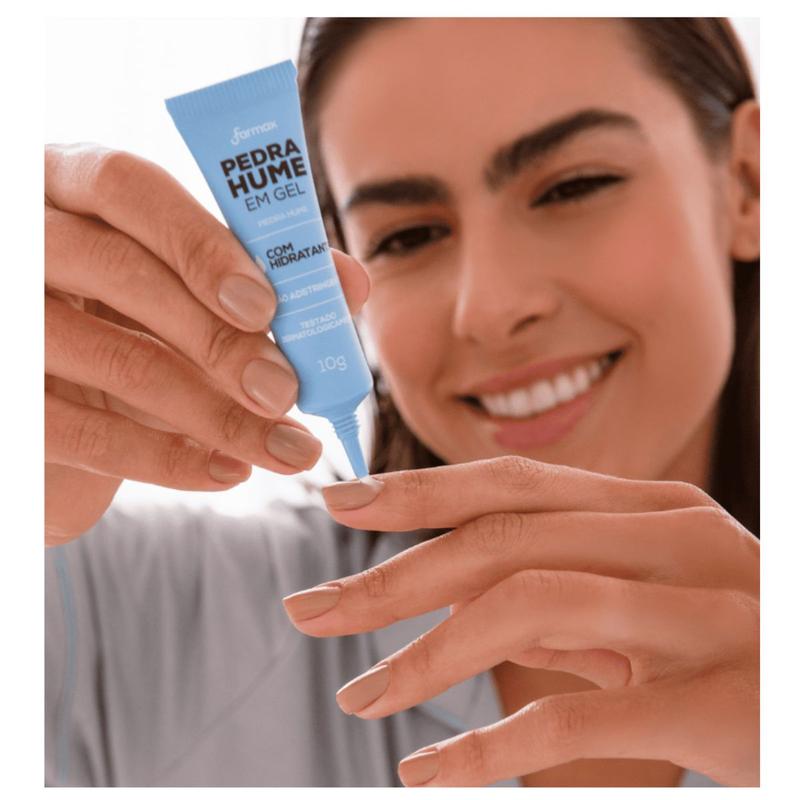 Pedra Hume Em Gel com hidratante 10g - Farmax - Adstringente